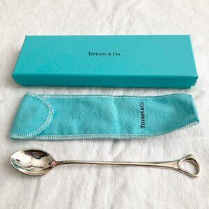 Tiffany & Co Elsa Peretti Open Heart Feeding Spoon Silver Baby's First Tiffany